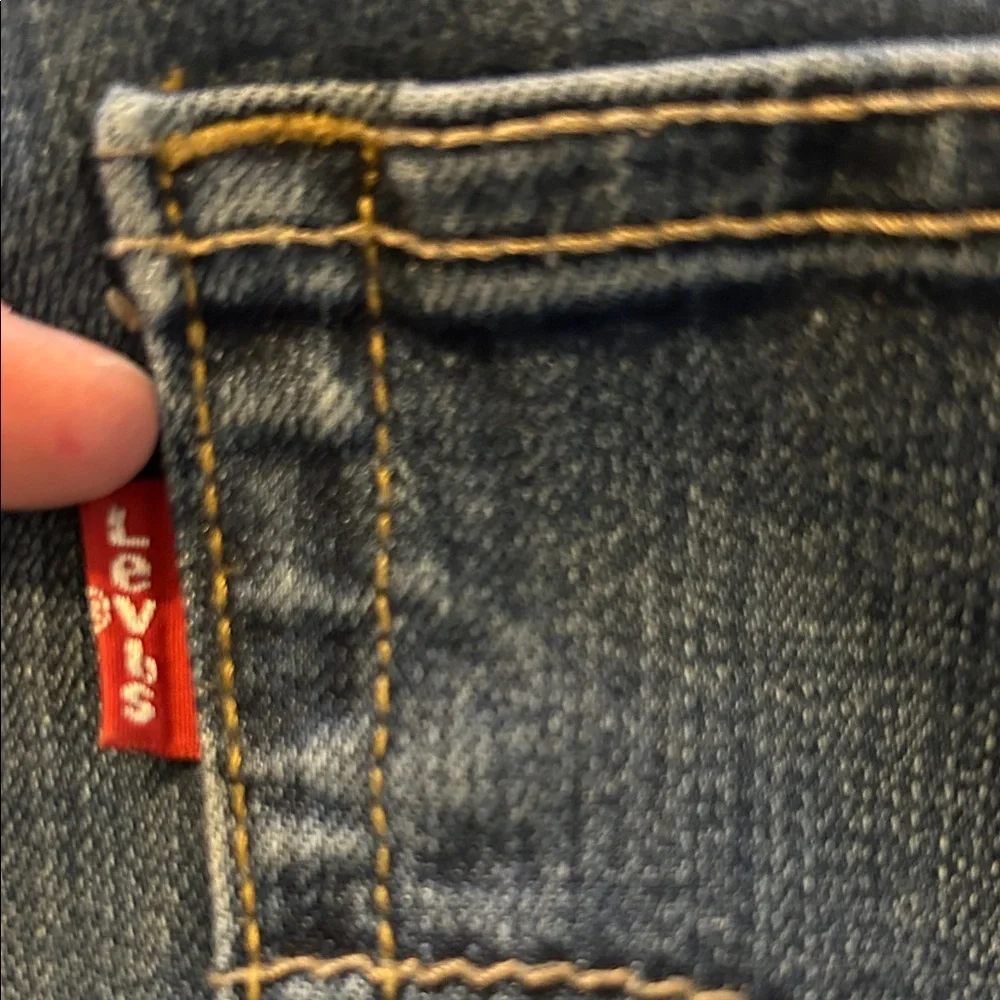 Levi's Kids Dark Blue Jeans - Picture 7 of 8